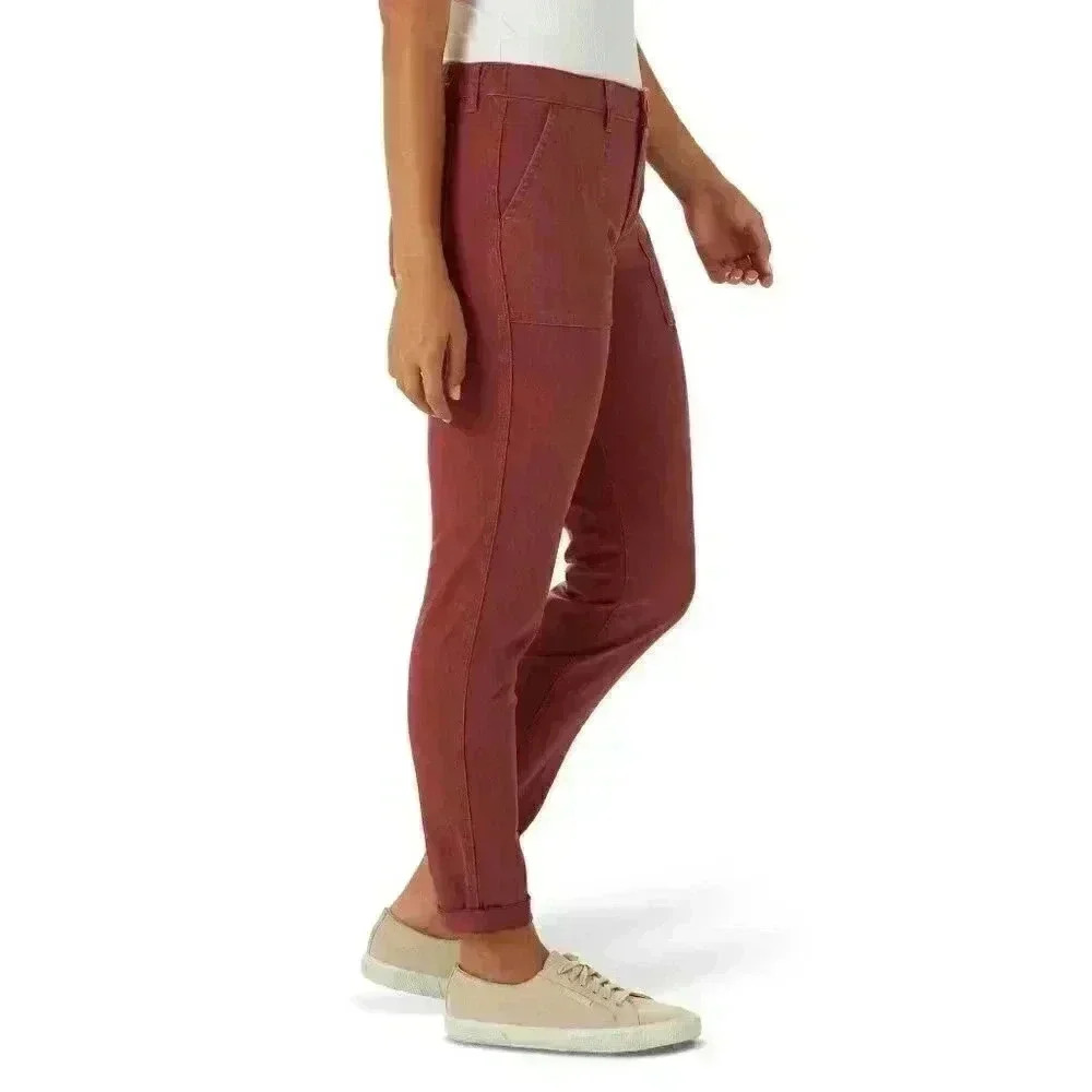 Lee Women's Heritage Tapered Utility Pant Size 12, 18, 20 Mid Rise Regular Fit - Picture 3 of 7